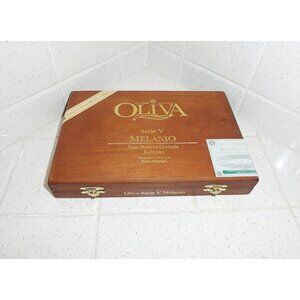 Vintage Oliva Wood Cigar Box stash box wooden jewelry box trinket box